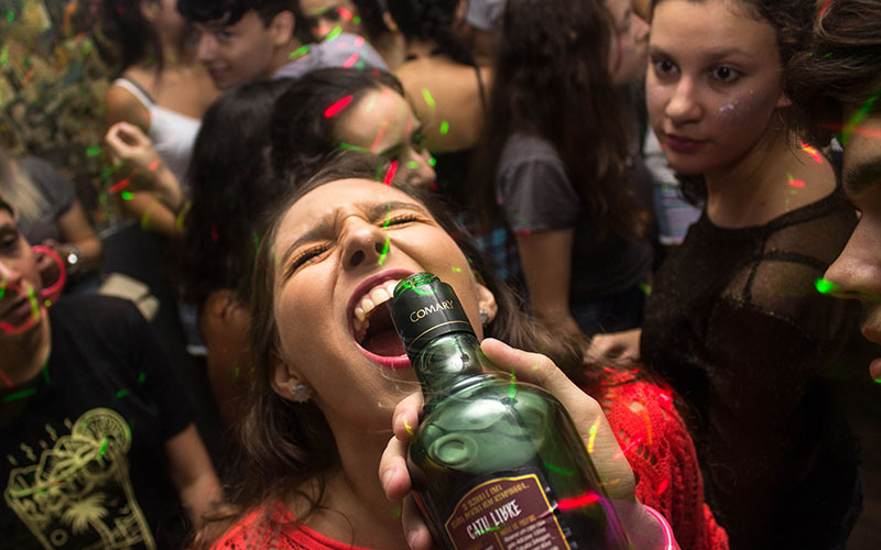 Partying